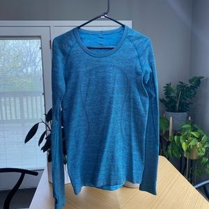 Lululemon long sleeve run swiftly shirt